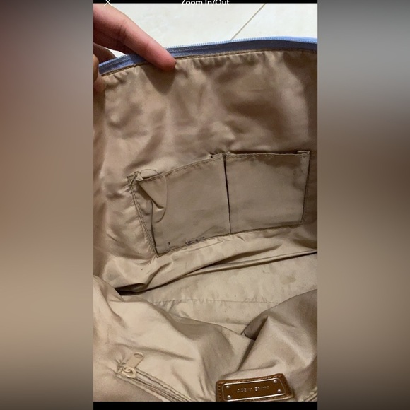 Nine West Purple Satchel Structured Design - Picture 4 of 5